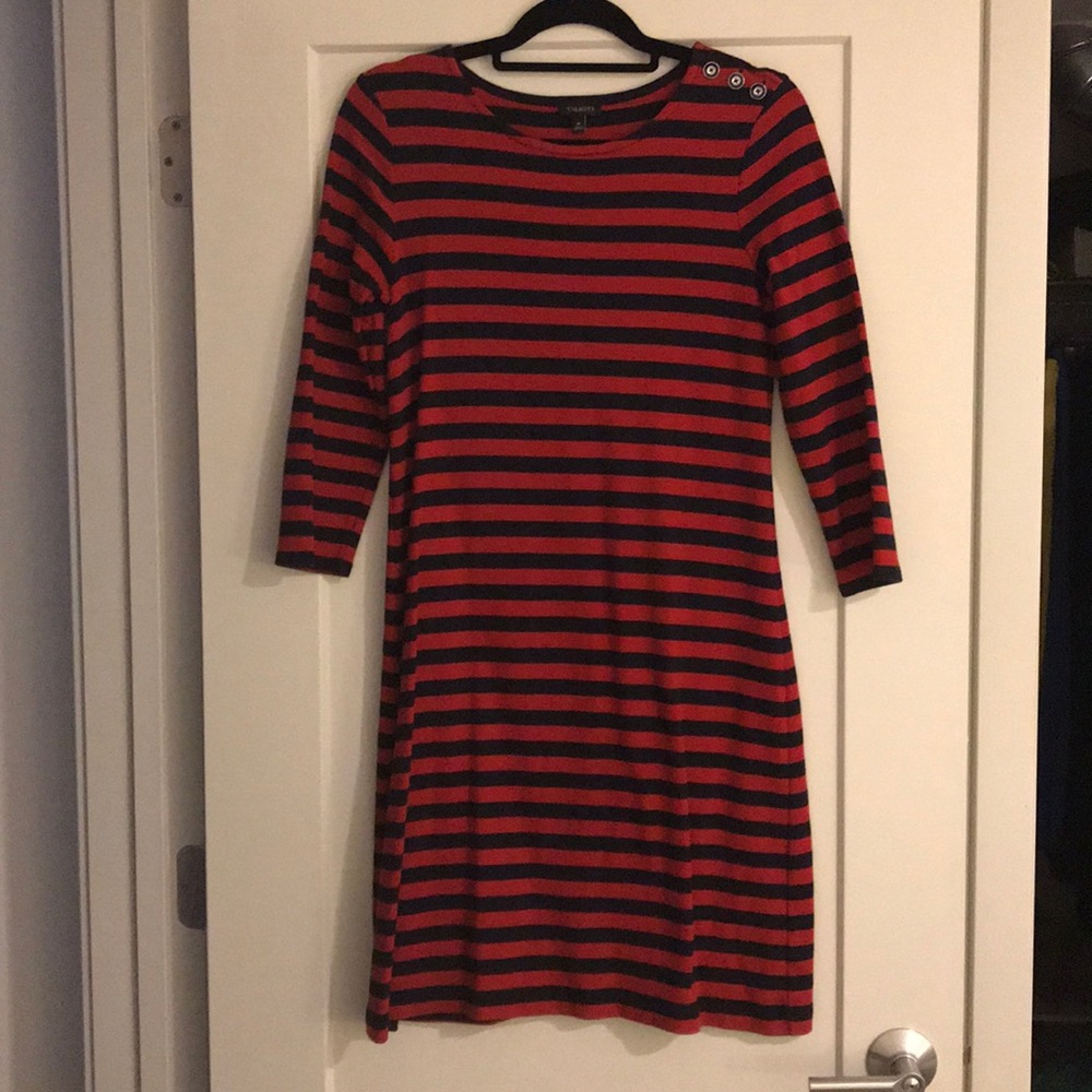 Striped cotton dress